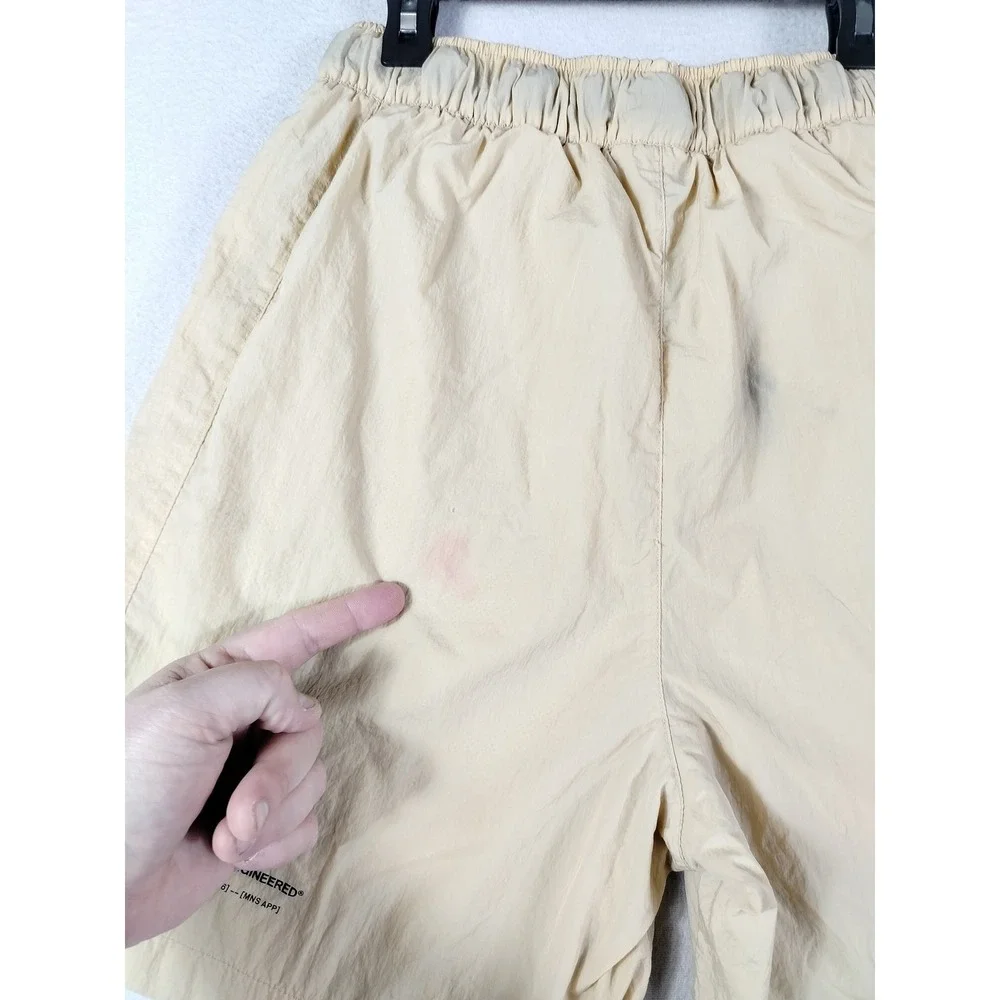 Jordan 23 Engineered Shorts Mens Medium Beige‎ Athletic Zip Pockets DQ7875-252
